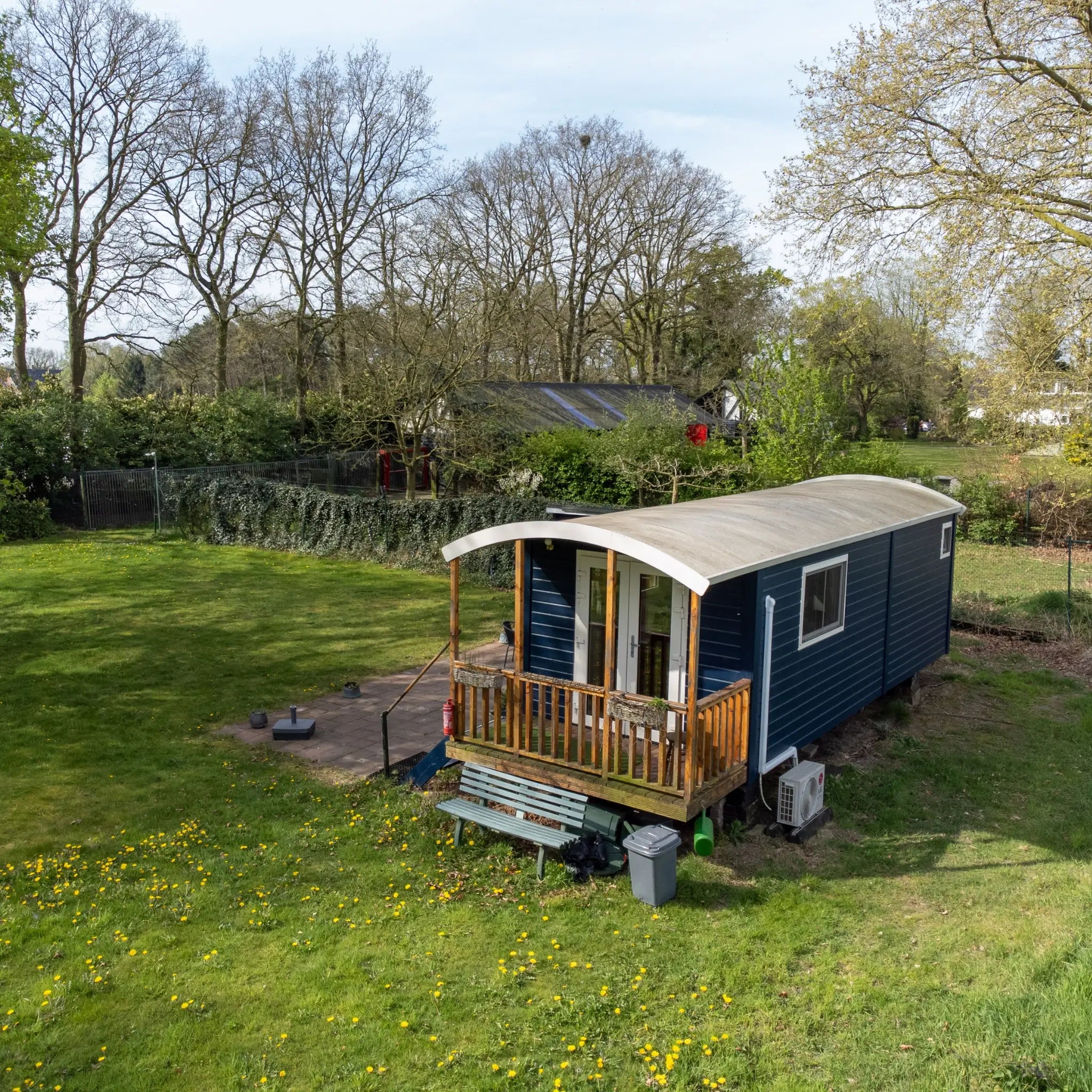 Luxury shepherd hut accommodation showcasing a boutique glamping experience in the £45k–£60k price range.