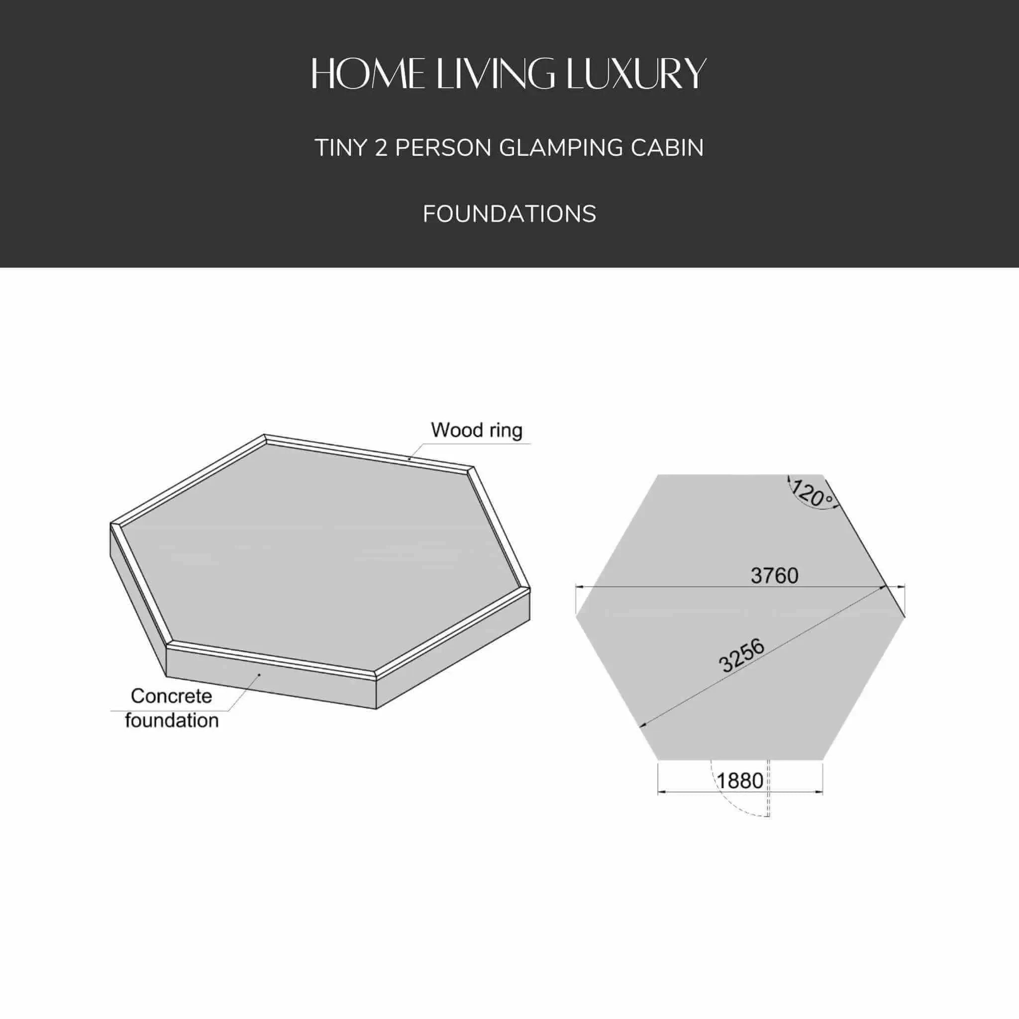 Luxury Glamping Cabin Foundation Setup