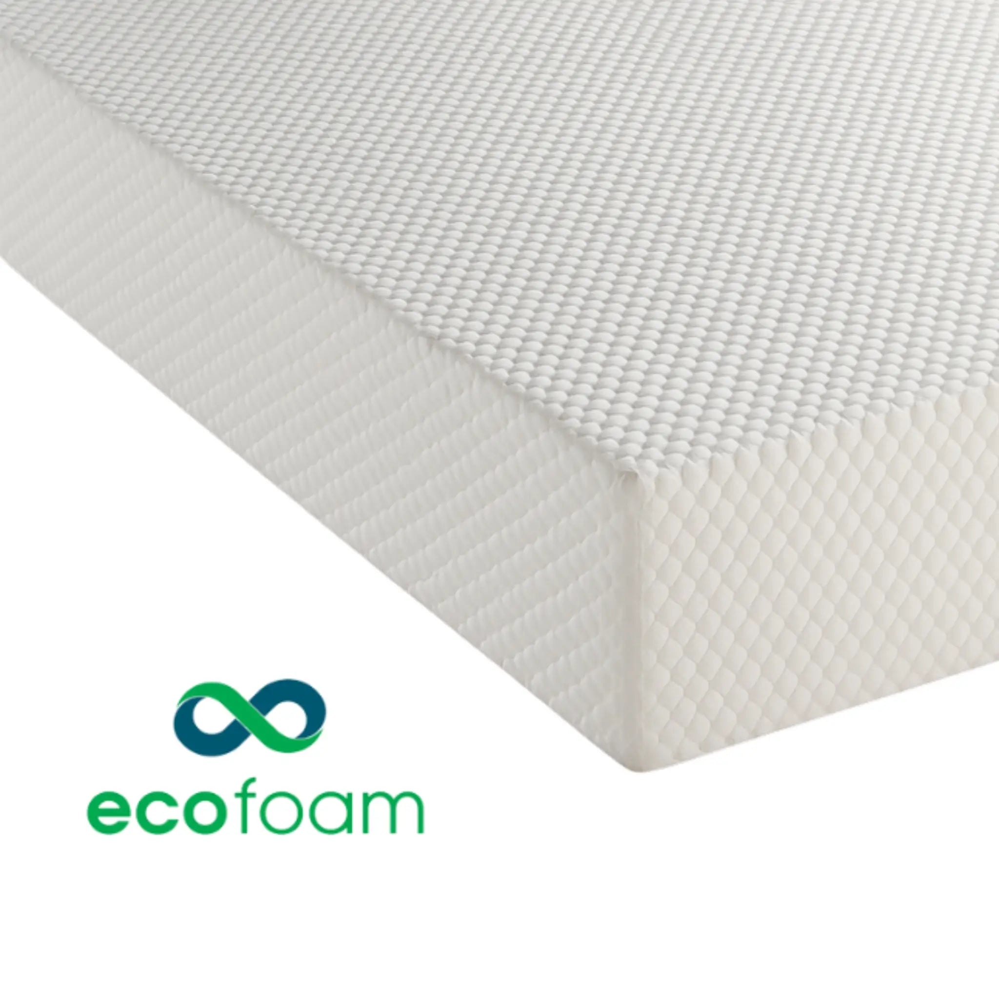Komfi Unity Pocket Mattress featuring Ecofoam technology with a premium textured cover, ideal for commercial glamping use.