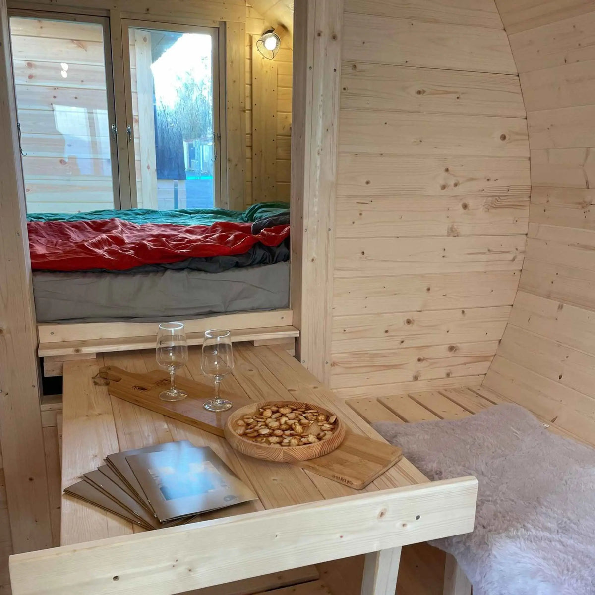 Large 2 Person Glamping Barrel – GlampLaunch
