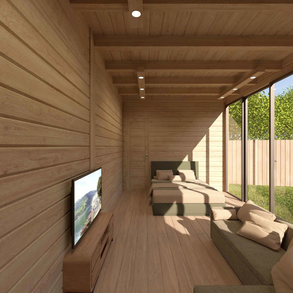 Luxury 2 Person Modular Off-Grid Home with Gym, Sauna and Spa – GlampLaunch