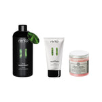 Nordic Forest Ritual set with forest sauna scent, birch sauna honey and wild rose scrub salt