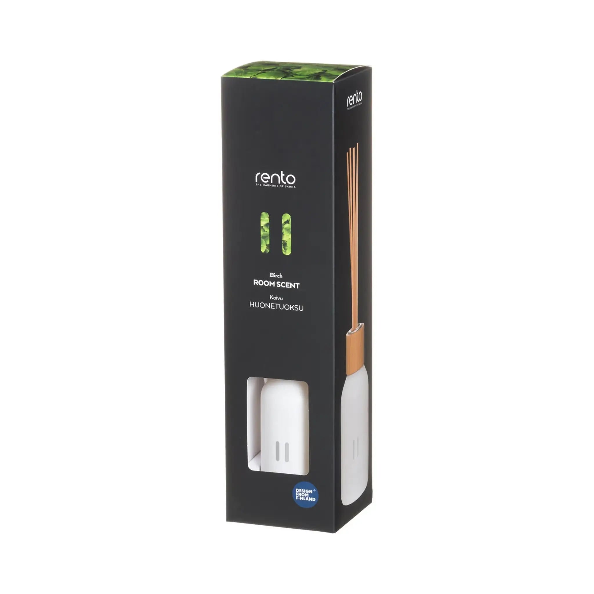 Rento Birch room scent reed diffuser 100ml in premium retail packaging