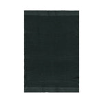 Dark green Rento Kenno hand towel 50 x 70cm shown flat with deep green woven texture.