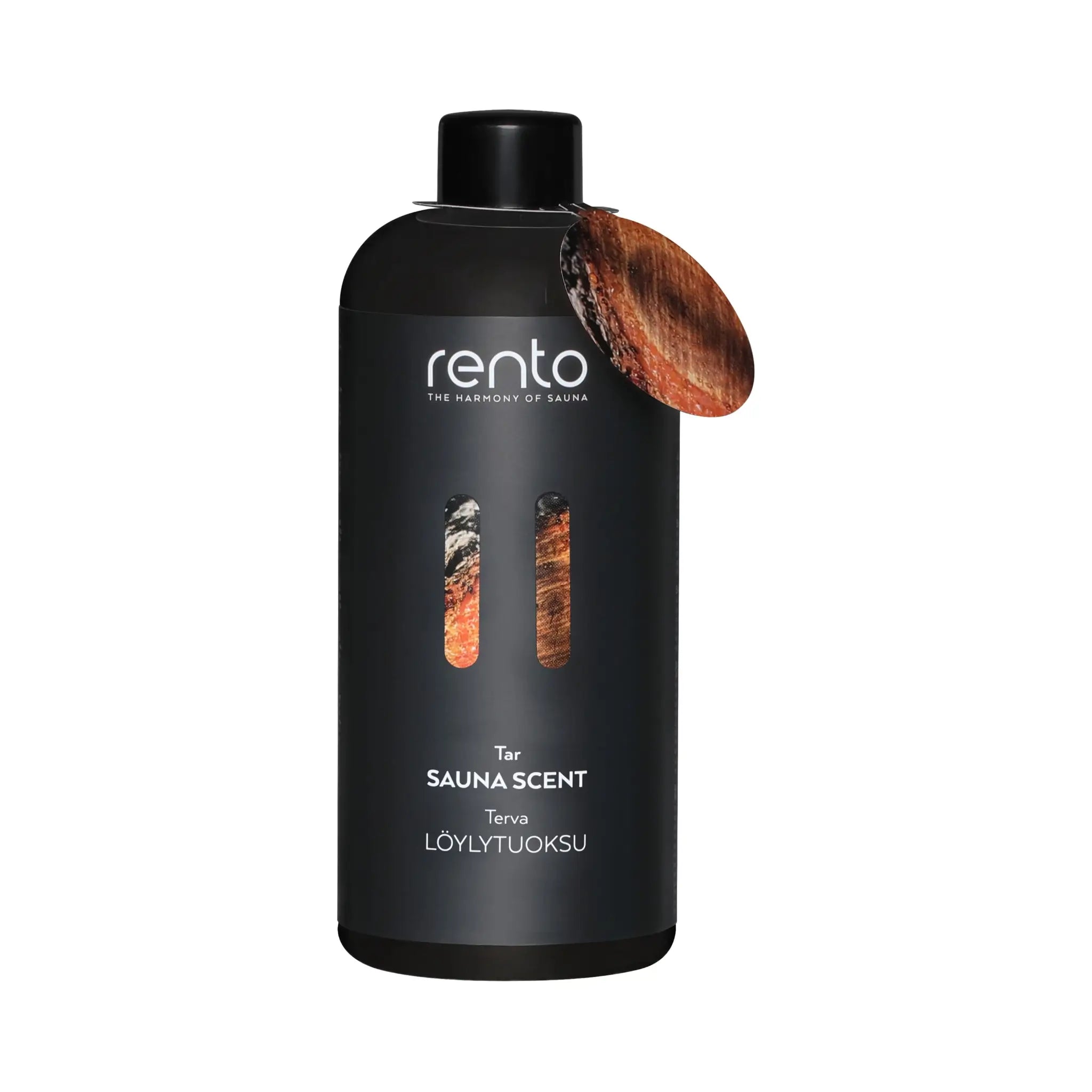 Rento Tar Sauna Scent 400ml sauna fragrance, traditional Finnish tar aroma for sauna sessions and aromatic löyly steam experience