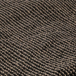 Brown Rento Kenno adult bathrobe folded on a hanger with branded packaging band
