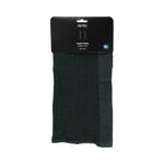 Dark green Rento Kenno hand towel 50 x 70cm packaged with textured woven fabric and Design from Finland label.