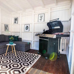 Built-In Grill Inside the Everyday Garden Cube Interior