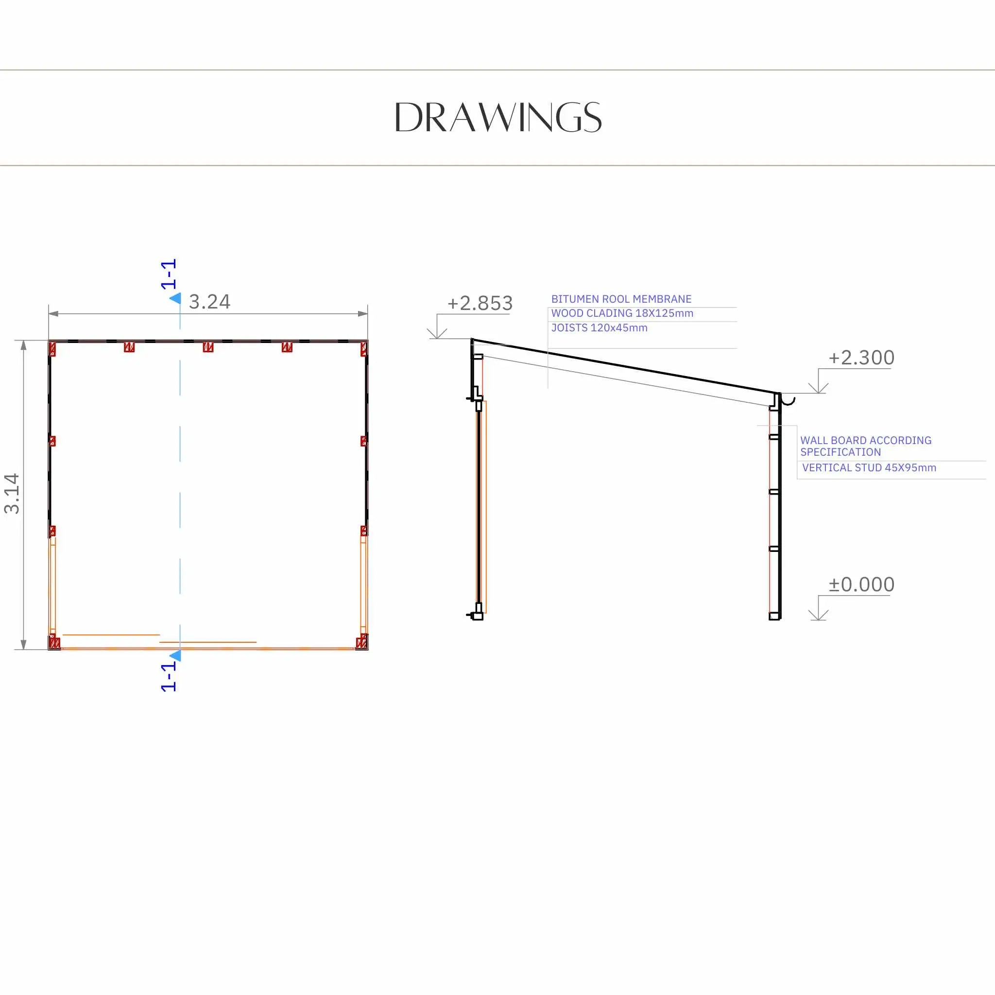 Additional Technical Views of Cube Structure and Framing