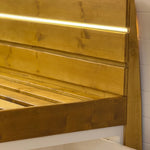 Timber Bed Platform Inside Hobbit Pod Sleeping Area