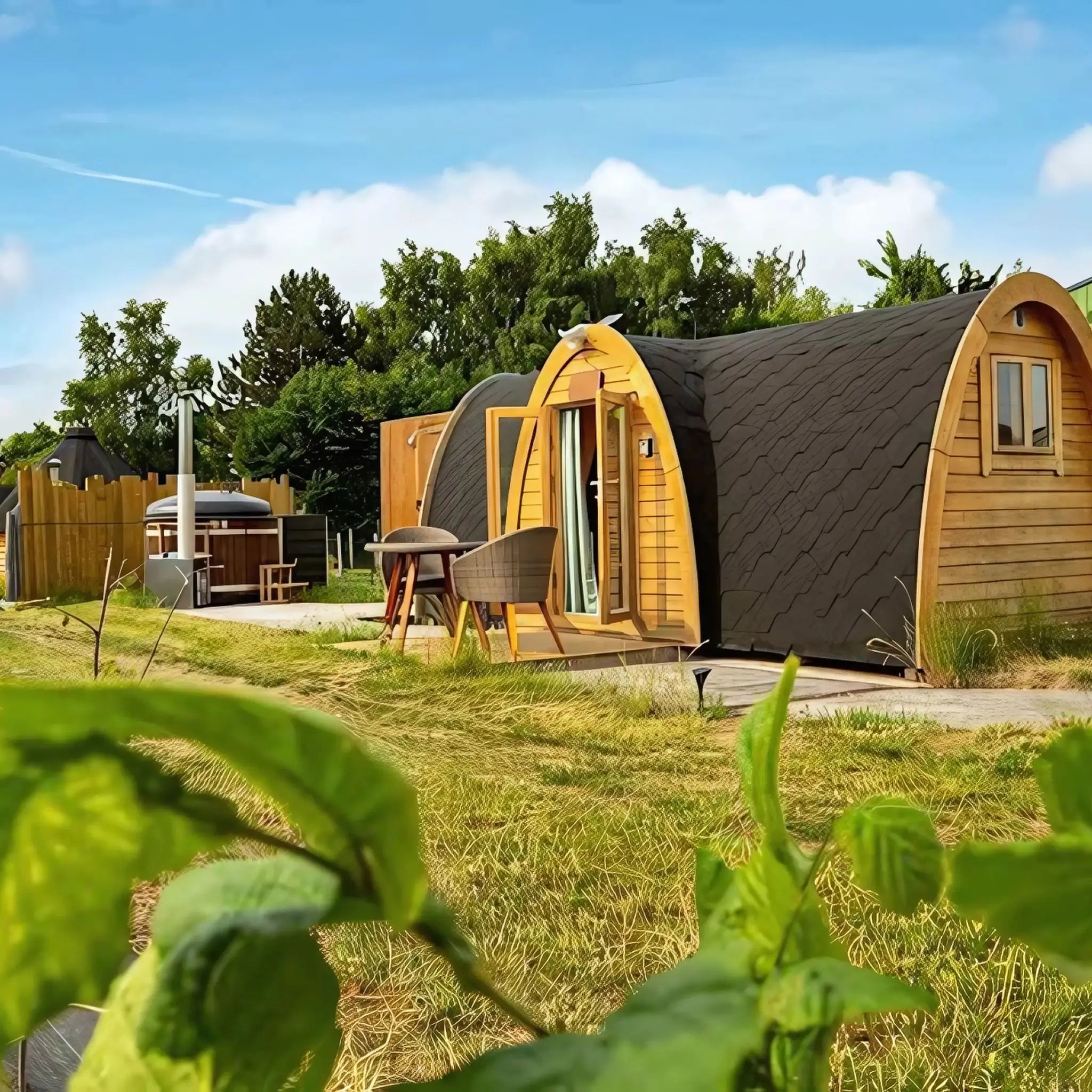 Hobbit-Style Luxury Glamping Pod for 2 People