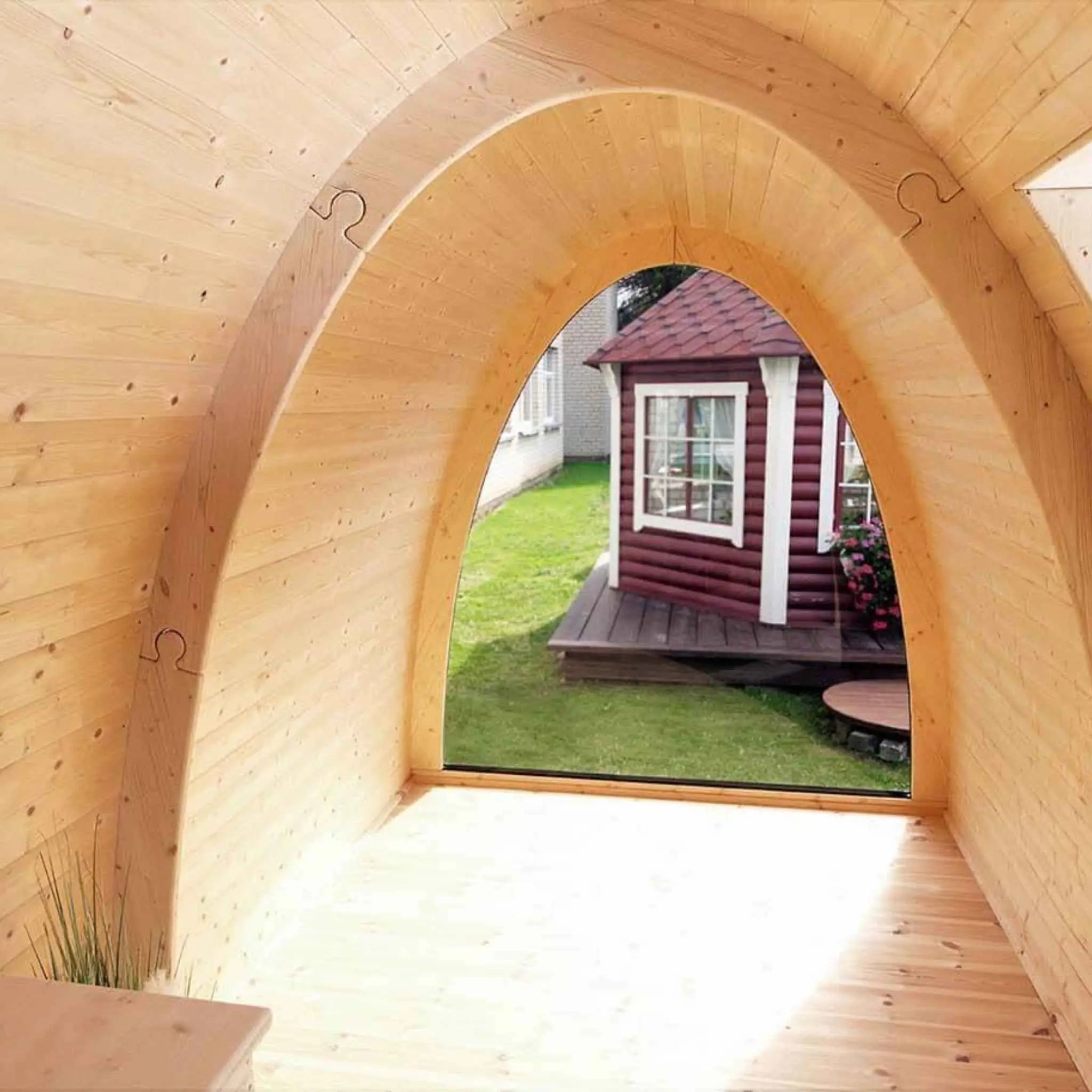 The "Hobbit" Pod - 2 Person Glamping Pod GlampLaunch The "Hobbit" Pod - 2 Person Glamping Pod GlampLaunch