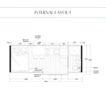 Hobbit Pod Internal Layout Floor Plan