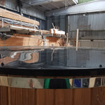 Top view of the Washwood Barrel roof with durable waterproof finish