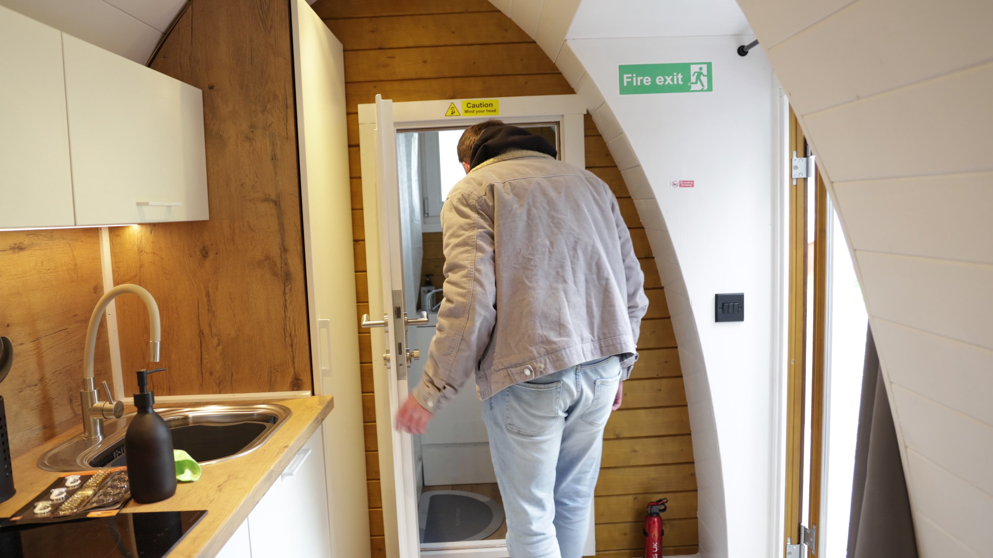Taylor Glass, founder of GlampLaunch, personally showcasing a completed glamping pod and sharing insights from real client projects. Speak directly with Taylor to discuss your ideas, explore your site's potential, and receive expert guidance on launching a successful glamping business.